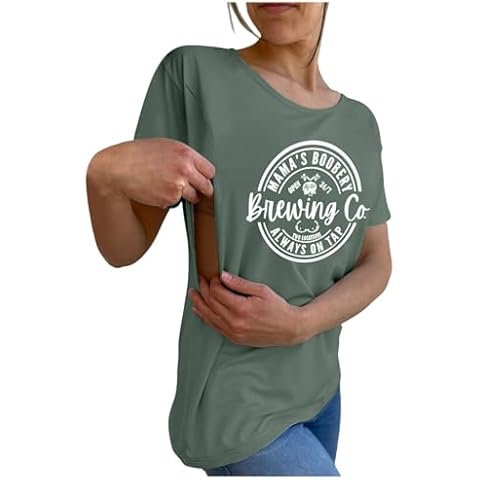 Nursing Breastfeeding Shirts for Maternity Women Cover