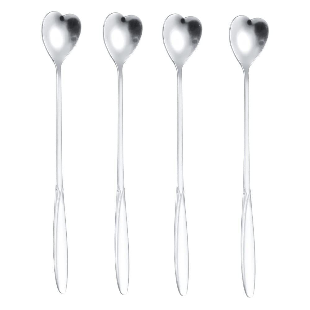 Set di cucchiai a fiori Cucchiaino piccolo Cucchiaino da caffè Cucchiaio da dessert per gelato carino Cucchiaio in acciaio inossidabile oro argento per tè al caffè  15
