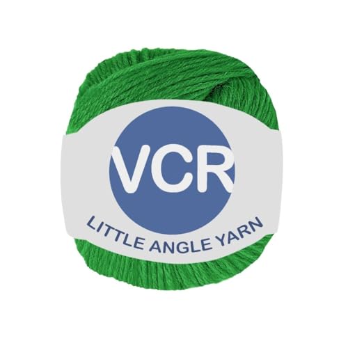 Image of VCR 4 Ply Green Little Angle Yarn, 25 Grams, 92 Meters Length, 100% Acrylic Soft Baby Knitting Yarn for Crochet, Newborn Sweaters, Soft Baby Socks, Mittens and Leggings, Pack of 1