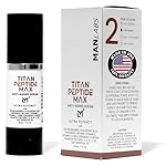 Titan MAX Anti-Aging Peptides Serum for Face – Ultra Potency Mens Peptide Serum Moisturizer – Mens Skin Care – Men, Dark Spots, Wrinkles, Fine Lines – Peptides, 10% Niacinamide, HA –Unscented