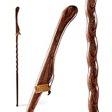 Brazos Oak ヒッチハイカー ウォーキングスティック ハイキング トレッキングポール ハイキングスティック 男女兼用 ハンドクラフト ウォーキングスタッフ 米国製 レッドオーク 48インチ (1本パック) (602-3000-1106)