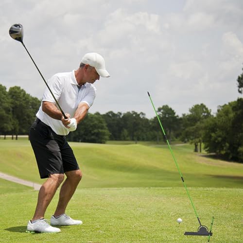 Support bâton alignement golf métal 180° pour entraînement - 3