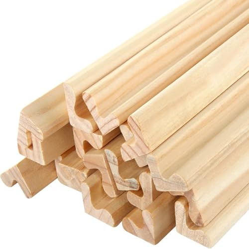 Set 20 Soportes de Madera para Fichas de Scrabble