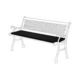 Photo Gallery gardenista 3 posti cuscino per panchina | cuscino per panca per interno/esterni per mobili da giardino | rivestimento resistente all acqua e rimovibile con imbottitura in fibra 120x33cm (nero) Photo Gallery gardenista 3 posti cuscino per panchina | cuscino per panca per interno/esterni per mobili da giardino | rivestimento resistente all acqua e rimovibile con imbottitura in fibra 120x33cm (nero)