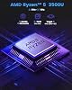 Mini PC Getorli AMD Ryzen 5 3500U (4C/8T, hasta 3.7GHz) Computadora de escritorio pequeña 16GB DDR4 RAM 512GB NVMe SSD PC compacta económica 4K HD doble HDMI WiFi 6 BT5.3 sistema preinstalado hogar oficina juegos streaming 4