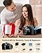 NBD 8K Digital Cameras for Photography,64MP Camara Fotograficas,Travel Vlogging Cameras for YouTube with 180°Flip Screen,16X Digital Zoom,52mm Macro Lens,2 Batteries,64GB TF Card(Black)