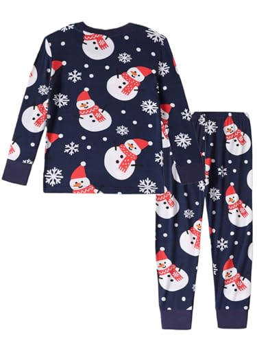 Image of Kids 2-Piece Soft Bamboo Viscose Clothing Set, Long Sleeve Top & Pants, Everyday Outfit for Toddler Boys & Girls