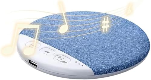 Ultra-Thin Bluetooth Pillow Speaker for Sleeping Stable Bluetooth 5.4 with White Noise Bone Conduction Under Pillow Speaker with Soothing Sounds & Sleep Timer forSide Sleepers & Deep Sleep (Blue)