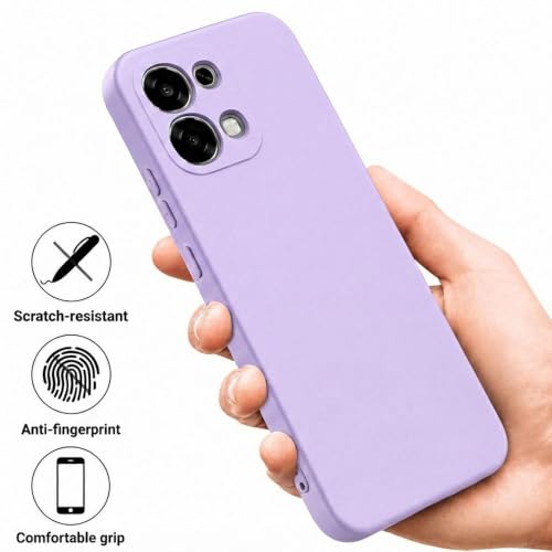 Image of Back Cover Compatible With Vivo T5x 5G /Y51 Pro 5G /iQOO Z11x 5G | Full Camera Protection | Premium Liquid Silicon Case | Flexible Bumper Case for Vivo T5x 5G / Y51 Pro 5G / iQOO Z11x 5G(Purple)