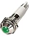 Round Indicator Light, Green, 120VAC