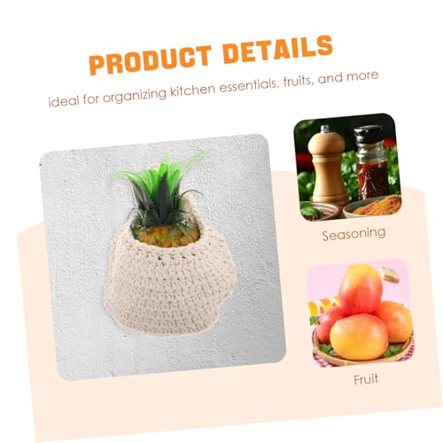 Hamaca colgante de frutas para una cocina ordenada y decoración de pared con estilo boho 4