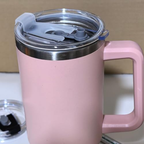 40 OZ Tumbler Lid Compatible for Stanley Cup,Replacement Lids Fit for Stanley Adventure Quencher,for Quencher H2.0 FlowState 40oz Cup, 100% Leakproof and Splash-Proof for Stanley Tumbler (Black)