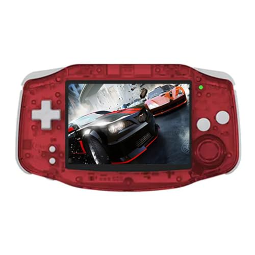 ANBERNIC RG 34XX ハンドヘルドゲーム機 Linuxシステム H700 3.4インチ レトロゲーム機 WiFi/Bluetooth機能 日本語対応 32GB 赤