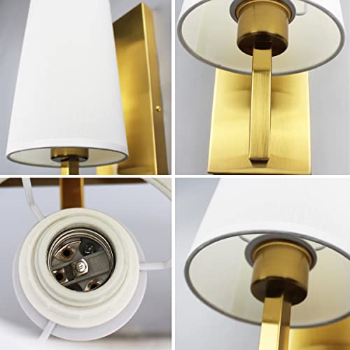 TEENYO Mid-Century Modern Gold Wall Sconces Set of 2 by TEENYO - Used condition - Image 4