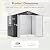 Benass 8 x 6 FT Outdoor Storage Shed, Metal Garden Shed with Clear Window