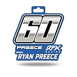 Rico Industries NASCAR Racing Ryan Preece Standard 5" x 7" Vinyl Die-Cut Decal - Car/Truck/Home Accessory