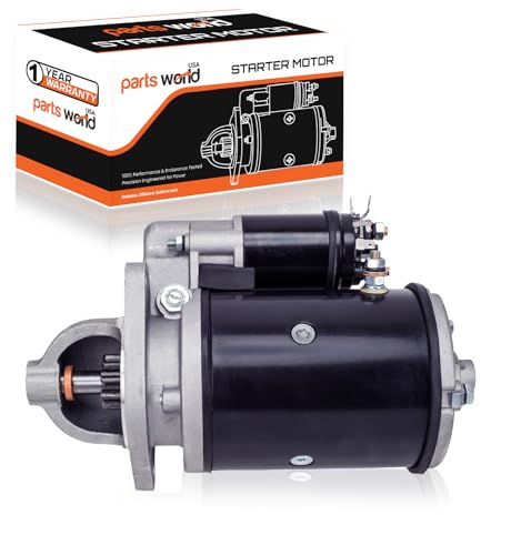 410-30044 12V Starter Compatible for Ford Farm Diesel Tractor 2000 3000 4000 5000, Case Loader Backhoe, New Holland Diesel, Ford Industrial,Lester 16608, Case K919752, LRS00212-1 Year Support
