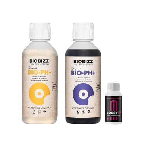 GROWMANIA Biobizz pH + Plus 250 ml + pH - Minus 250 ml Flüssig + Up...