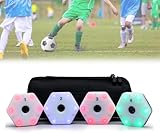 Luz de reacción de entrenamiento de agilidad para baloncesto, fútbol, boxeo, mejora los reflejos, la conectividad de las aplicaciones, aumenta el ángulo de visión