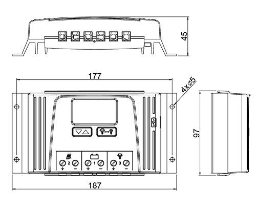 STECA Solarix 2525 - Regolatore di carica solare