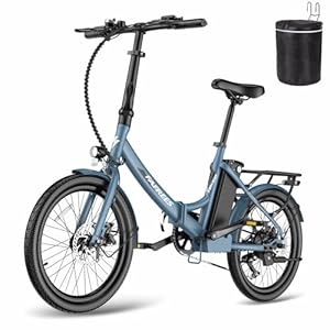 Fafrees E-bike, 20 inch, inklapbaar, Shimano 7 V, motor 250 W, 14,5 Ah / 522 WH, afneembare accu, pedaalondersteuning voor volwassenen, bereik 55 – 110 km