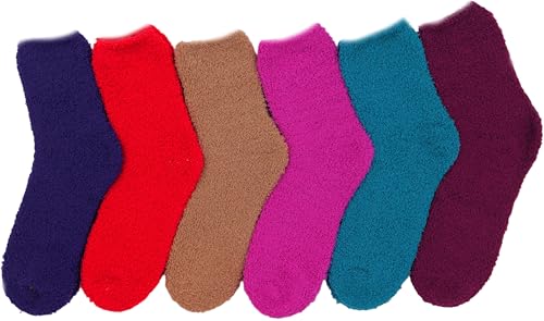 Image of ToBeInStyle Women's Pack of 6 Assorted Style Winter Socks