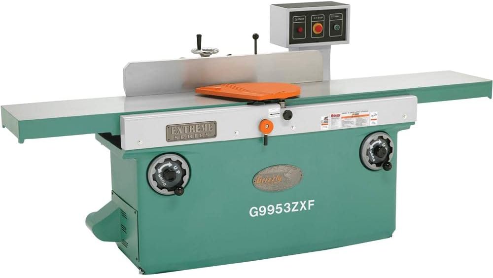 Grizzly Industrial G9953ZXF - 16" x 99" 3-Phase Z Series Jointer w/Spiral Cutterhead