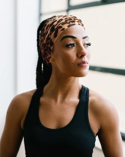 Image of DRESHOW 4 Pack Turban Headbands for Women Wide Vintage Head Wraps Knotted Cute Hair Band Accessories