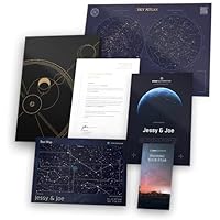 Star Registration Nombre una estrella para aniversario, carpeta