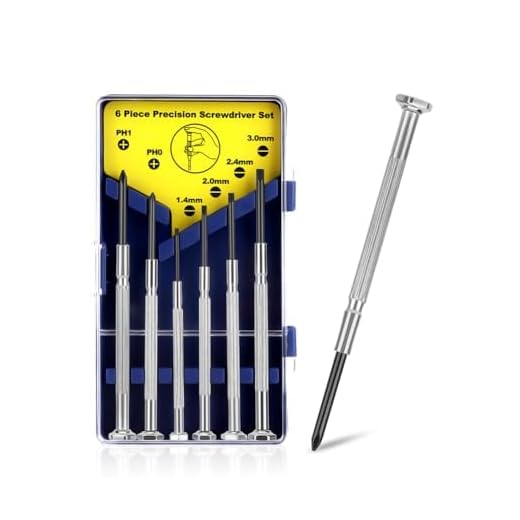6PCS Magnetic Screwdriver Set, Mini Precision for Electronics Repair