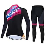 【Antideslizante Cinta Diseño】-- El dobladillo inferior de las chaquetas y la abertura de la pierna de los pantalones con banda antideslizante de silicona,que no sólo evita que la piel se rasque, sino que también evita que el ropa de ciclismo se deslice hacia arriba y hacia abajo debido al ejercicio intenso.Los puños y el dobladillo de la camisa están diseñados con bandas elásticas, que brindan el máximo control de temperatura.