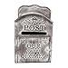 Kuntesetty Iron Decorative Mailbox Wall Mounted Vintage Design Accessory Quick Installation 9.8x5.3x15.7inch