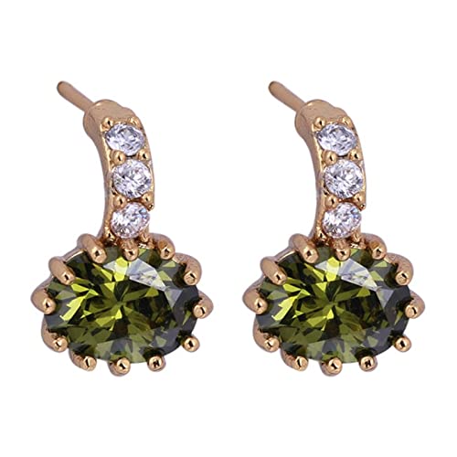 Boucles d'oreilles améthyste or jaune 14 carats pour femme d'une élégance intemporelle