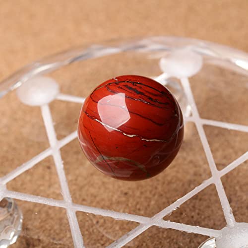 Piedras Caídas que Equilibran el Estrés con 7 Esferas Naturales 8