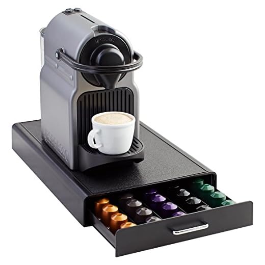 AmazonBasics - Cajón para almacenar cápsulas de Nespresso (capacidad para 50 cápsulas)