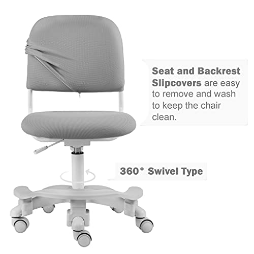 image for QualiSky Ergonomic Kids Desk Chair, Child's Children Student Study Off