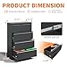 OPTYMIRA 4 Drawer Lateral File Cabinet with Lock Heavy Duty Large Metal Filing Cabinet Home Office Cabinets Wide Steel Cabinets for Legal/Letter Size,Assembly Required