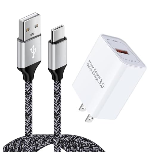 Android Charger, Fast Phone Charger Android Fast Charging Plug Wall Charger Rapid Micro USB Charger Cable Compatible for Samsung Galaxy S7,S6,J8,J7,J3V, LG Stylo 2 3 Plus,Moto G5,G5 Plus,E5 Play E6 E4