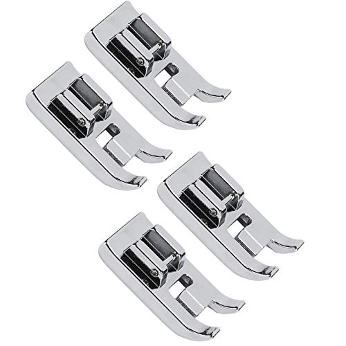 Prensatelas redondo multifuncional, 4 piezas accesorios de máquina de coser miniatura 5