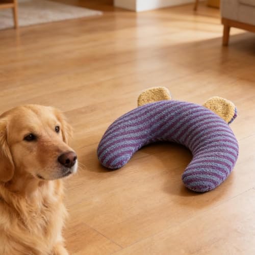 Almohada para perros pequeños y medianos, cojín cómodo para dormir en sofá 7
