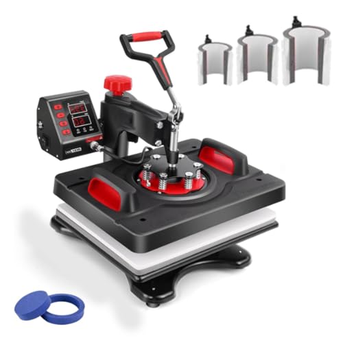 Máquina de grabado térmico combo 8 en 1 digital miniatura 1