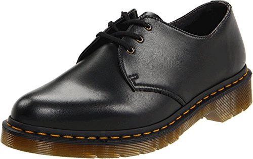 Dr. Martens Unisex Vegan 1461 Oxford Shoe, Black Felix Rub Off, 9 Women/8 Men