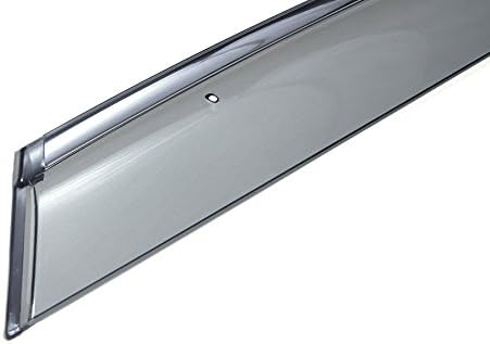 WellVisors Window Visors Wind Deflectors Compatible with Hyundai 2013-2017 Santa Fe Sport with Chrome Trim Rain Guards 3-847HY004