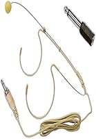 Vista 2 de Pyle Doble sobre la oreja profesional manos libres omnidireccionales con cable audio Boom condensador micrófono micrófono paquete con accesorios