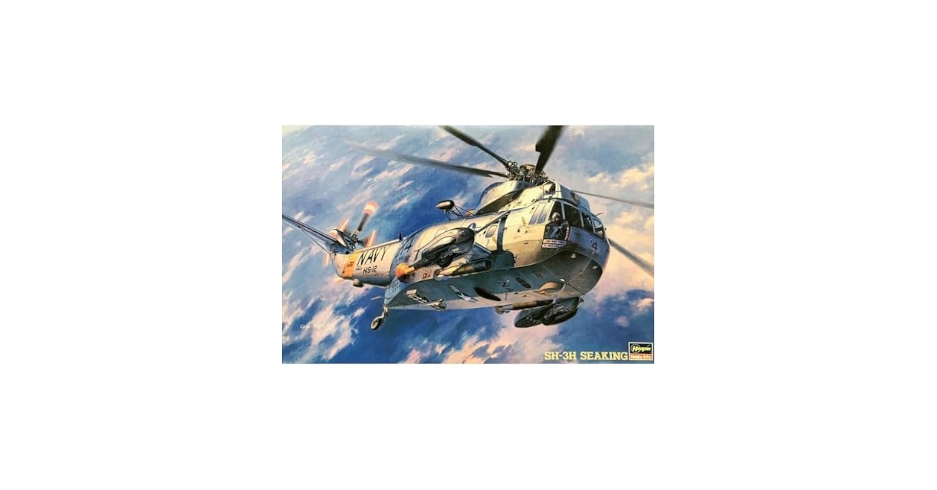 Amazon.com: Hasegawa HAPT01 1:48 Scale SH-3H Sea King Model