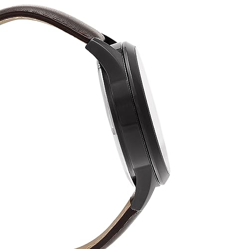 Casio EDifice EFV-500BL-1AVUDF Brown Analog Dial Black Leather Band Men's Watch Chronograph 100M Water Resistant EX316 - Image 3