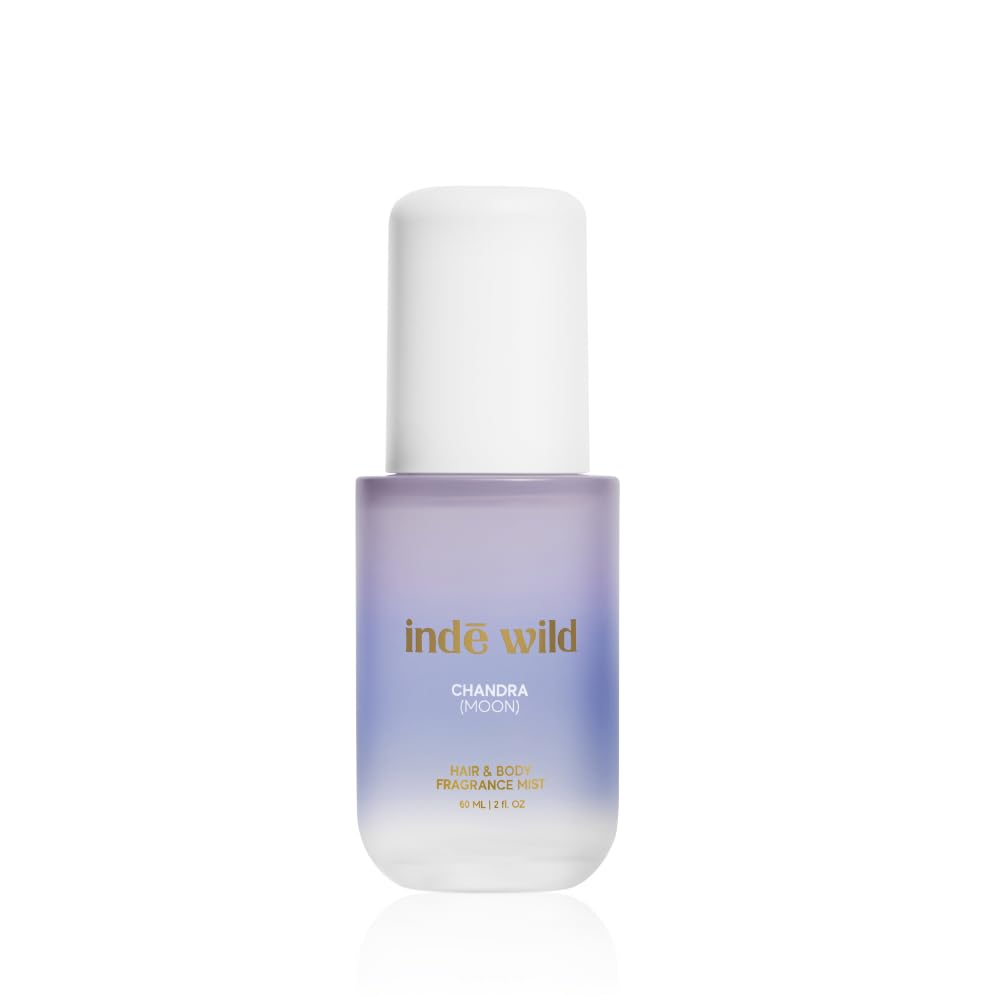 indē wild Chandra (Moon) Hair and Body Fragrance Mist | Non-Irritating, Non-drying on Hair & Skin | Tuberose, Patchouli, Pink Berries, Vanilla Beans | Floral & Warm Fragrance | 60ml-image-29