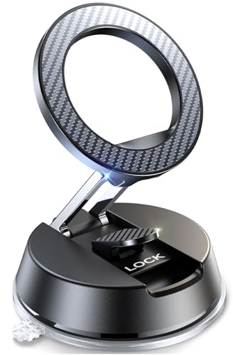 スマホホルダー 車 マグネット【2025業界注目の真空ゲル吸盤】ACMEZING 車 スマホスタンド 360°自由角度調整 mag-safe 【強磁力&安定性 up】 車載スマホホルダー N55磁石×24個 二軸アーム構造 携帯ホルダー マグセーフ 車載 片手操作 1秒着脱 カー用品 真空吸着式スマホホルダー 折り畳み式 航空アルミ素材 車用品 iPhone&Android全機種と多車種が対応のサムネイル