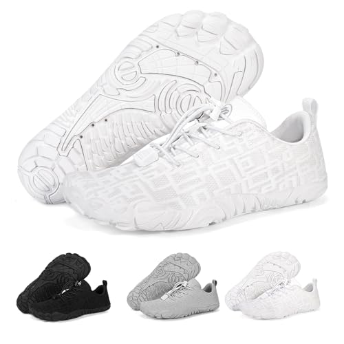 Hike Barefoot Shoes Womens Mens Footwear, Pro Water Shoe Women Men Barefoot Hiking Beach Grounding Shoes for Travel, Wide Toe Box Zero Drop Non-Slip Breathable Lightweight