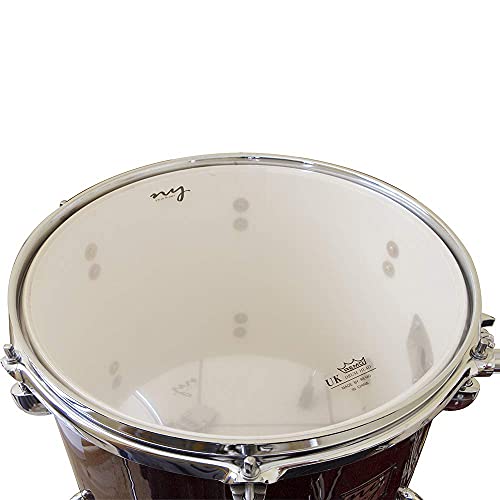 Bateria Acústica 2T PR SP Wine Sparkle Vinho com Banco NY F1rst